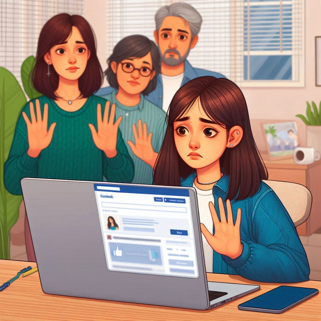 Sống 2 "cuộc đời" là giải pháp giúp người trẻ vừa giữ sự liên kết với gia đình, vừa giữ được sự thoải mái cần thiết trên không gian mạng (Ảnh: AI)