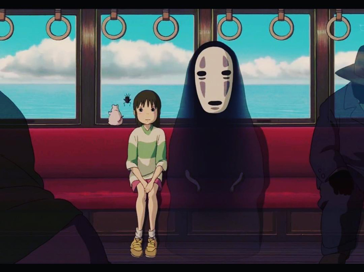 Một cảnh được trích trong phim Spirited Away.