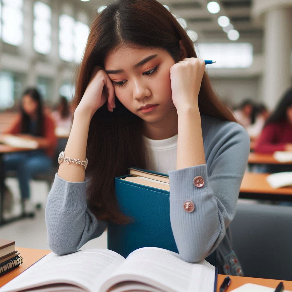 Sợ tự lập quá sớm, Gen Z ngày nay chọ cách học cao để "trốn" cảm giác trở thành người lớn (Ảnh minh họa bởi AI).