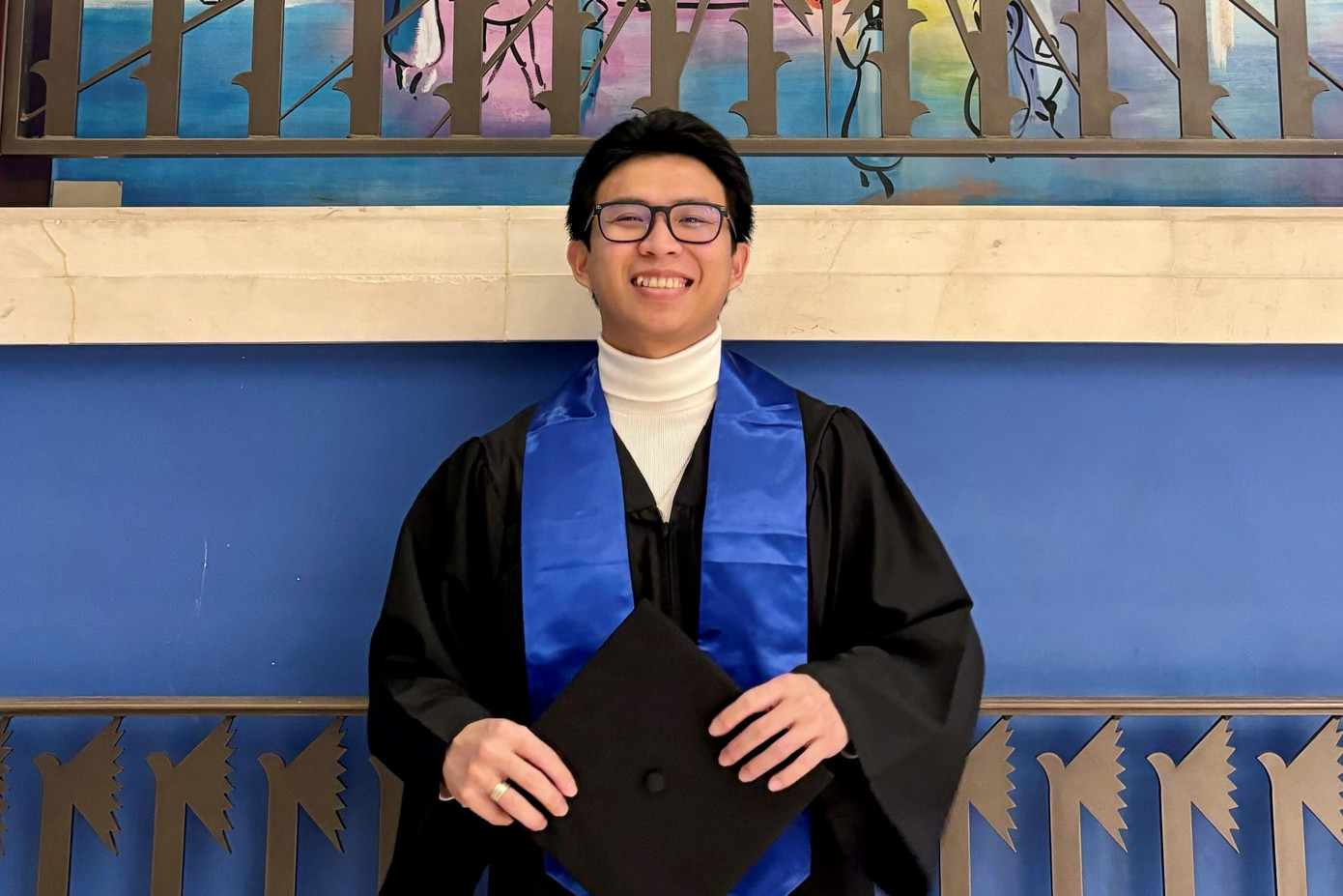 Nguyễn Đức Anh vinh dự nhận được học bổng tiến sĩ tại Pháp.