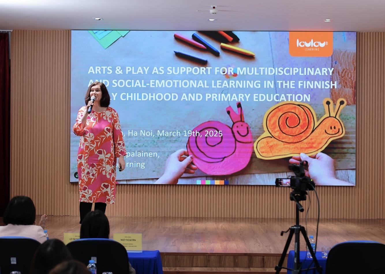 Bà Minna Lappalainen (Phần Lan) - chuyên gia giáo dục, nhà sáng lập Laulau Learning.