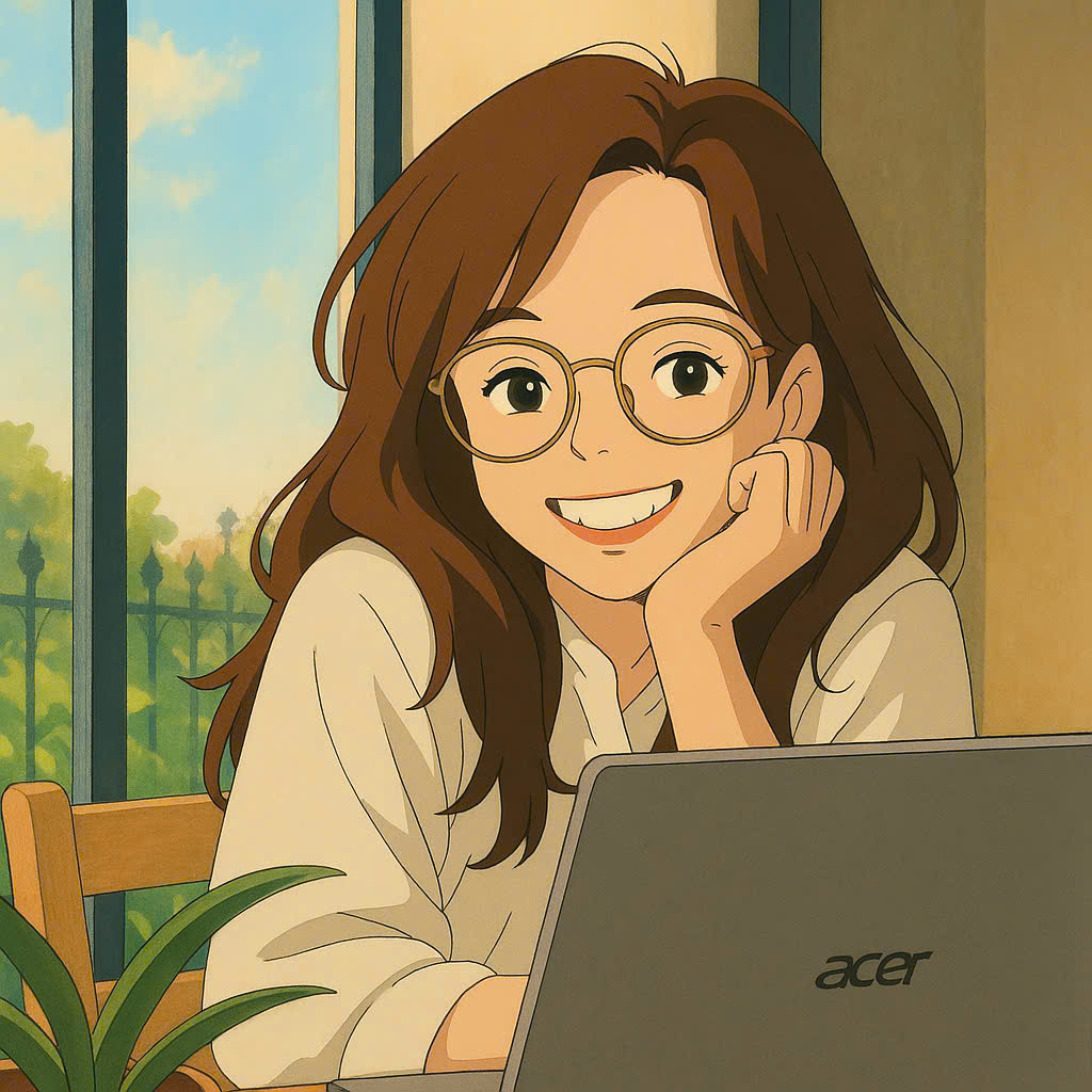 Ảnh phiên bản Ghibli của Thu Trang. (Ảnh: NVCC)