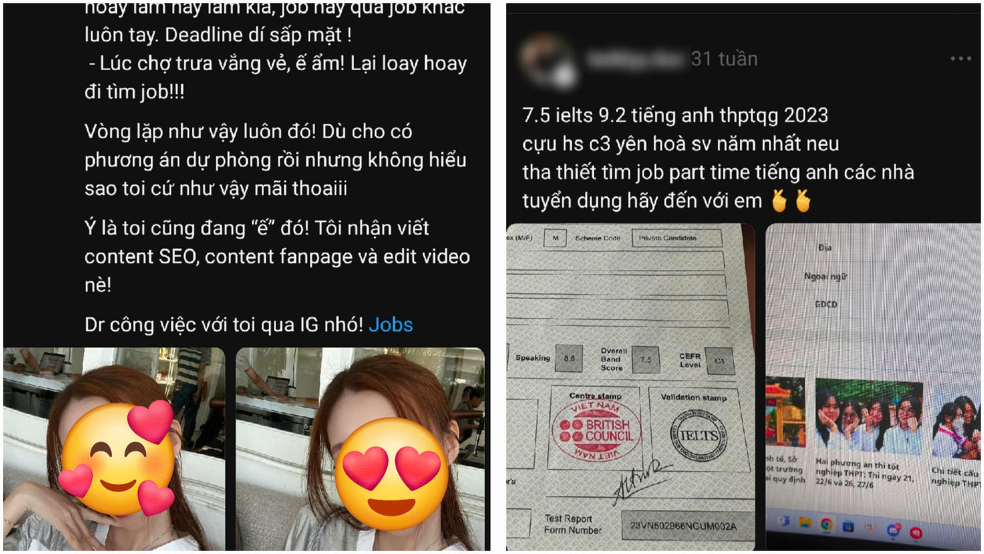 Gen Z có nhiều cách gây ấn tượng với nhà tuyển dụng trên Threads. (Ảnh chụp màn hình).