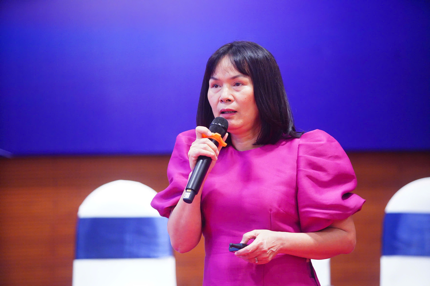 Nhà báo Bùi Thu Thủy - Phó Trưởng Ban Văn hóa, Giải trí Đài Truyền hình Việt Nam (VTV3).