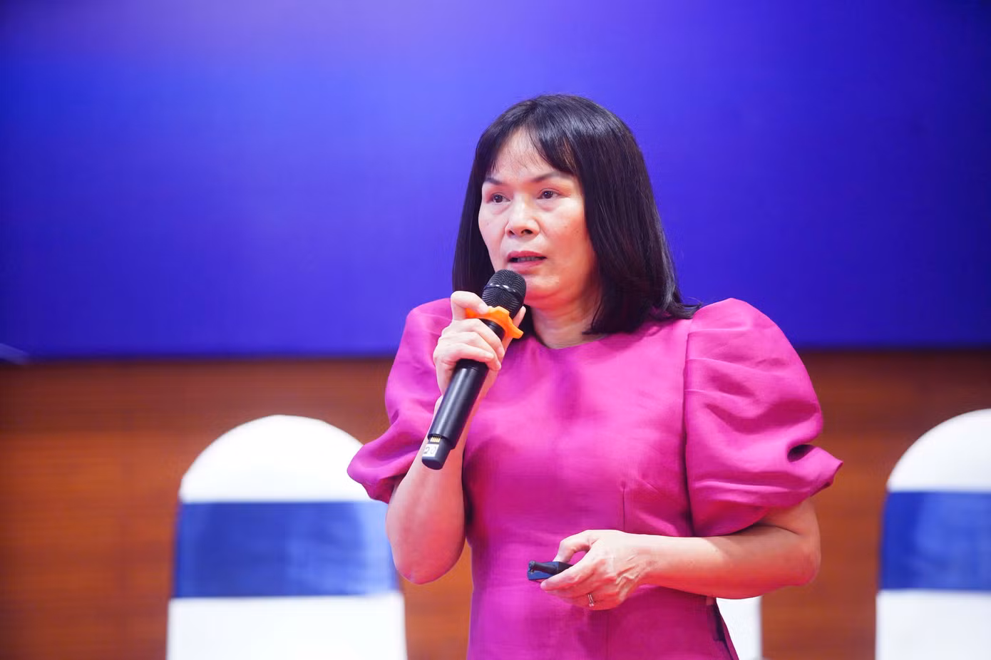 Nhà báo Bùi Thu Thủy - Phó Trưởng Ban Văn hóa, Giải trí Đài Truyền hình Việt Nam (VTV3).