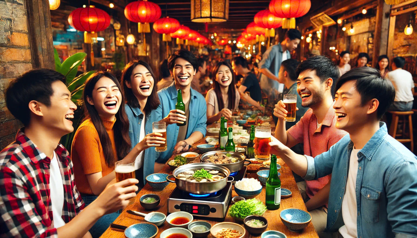 Những "cuộc vui" liên tục không chỉ khiến người trẻ tốn kém mà còn kèm theo cả ảnh hưởng đến sức khỏe. (Ảnh minh họa bởi AI) Những "cuộc vui" liên tục không chỉ khiến người trẻ tốn kém mà còn kèm theo cả ảnh hưởng đến sức khỏe. (Ảnh minh họa bởi AI)