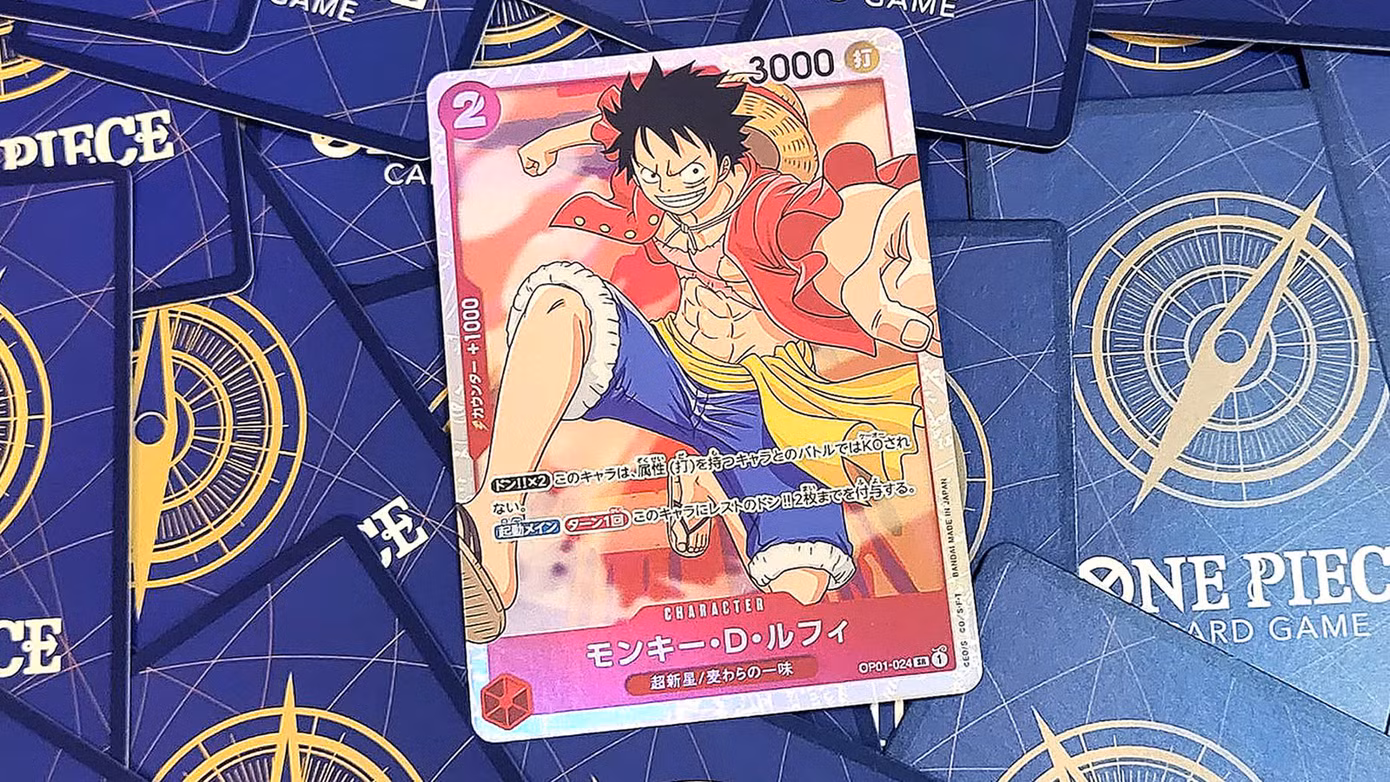 Chiếc thẻ bài của nhân vật Luffy khiến Quỳnh Anh thích thú. (Ảnh: NVCC)