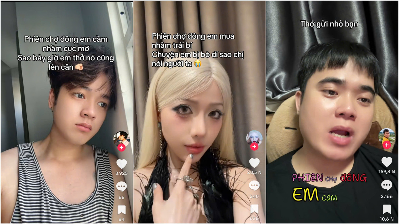 Người nổi tiếng cùng các KOL, KOC cũng nhiệt tình tham gia trend. (Ảnh chụp màn hình) Người nổi tiếng cùng các KOL, KOC cũng nhiệt tình tham gia trend. (Ảnh chụp màn hình)