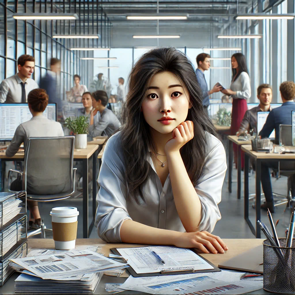 Khoảng cách thế hệ, cảm giác không được đánh giá cao là một số nguyên nhân khiến Gen Z cảm thấy áp lực khi mới đi làm. (Ảnh minh họa bởi AI) Khoảng cách thế hệ, cảm giác không được đánh giá cao là một số nguyên nhân khiến Gen Z cảm thấy áp lực khi mới đi làm. (Ảnh minh họa bởi AI)