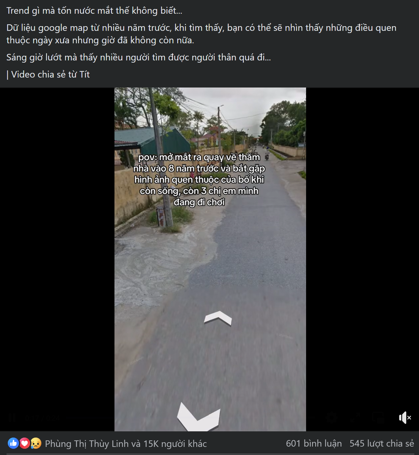 Một video đu trend được chia sẻ từ một bạn trẻ.