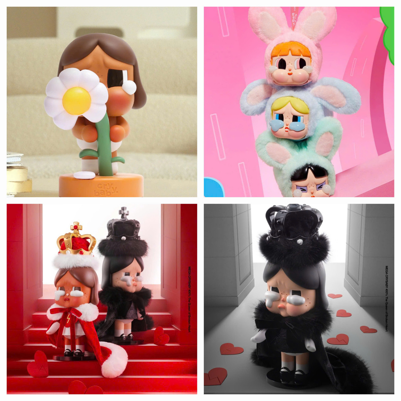 Vẻ ngoài đáng yêu pha chút nũng nịu của Crybaby khiến bạn trẻ "tan chảy". (Ảnh: Facebook POPMART) Vẻ ngoài đáng yêu pha chút nũng nịu của Crybaby khiến bạn trẻ "tan chảy". (Ảnh: Facebook POPMART)