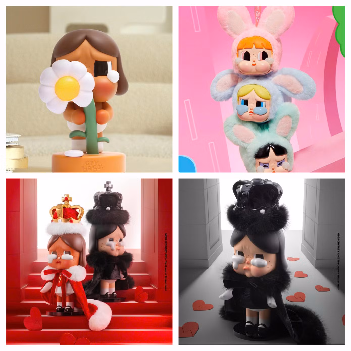 Vẻ ngoài đáng yêu pha chút nũng nịu của Crybaby khiến bạn trẻ "tan chảy". (Ảnh: Facebook POPMART)