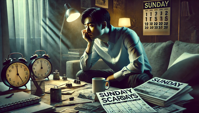 74% các bạn Gen Z trải qua cảm giác sợ Chủ nhật ít nhất một lần mỗi tháng. (Ảnh minh họa bởi AI)