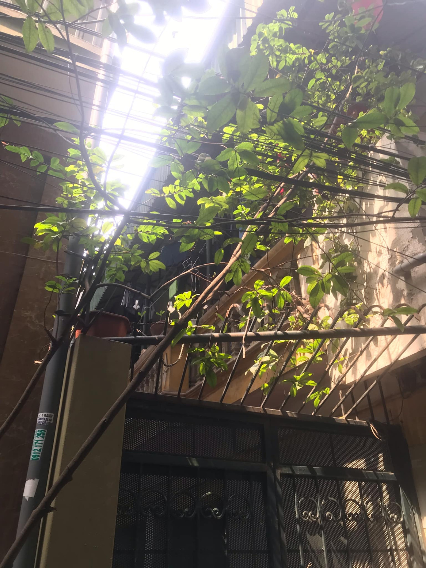 Nhà trọ của ông Thắng.