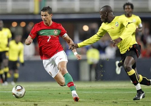 Ronaldo vẫn tịt ngòi dù có khá nhiều cơ hội. Ảnh: Getty Image