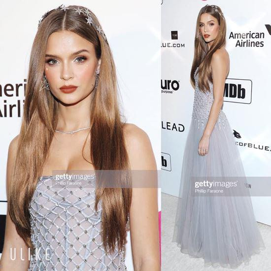 'Thiên thần nội y' khoe dáng gợi cảm với váy Công Trí ở tiệc Oscar ảnh 2