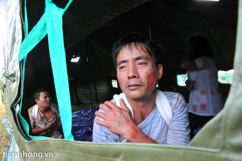 Một hành khách chưa hết bàng hoàng sau những gì xảy ra