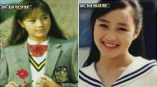 Kim Hye Soo năm 16 tuổi