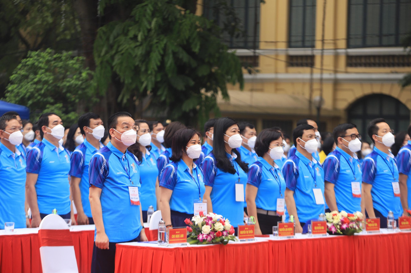 Buổi lễ có sự hiện diện của lãnh đạo Trung ương, Bộ Văn hoá Thể thao và Du lịch, Tổng cục Thể dục Thể thao; lãnh đạo các ban, ngành UBND thành phố Hà Nội cùng đông đảo các tầng lớp nhân dân Thủ đô.