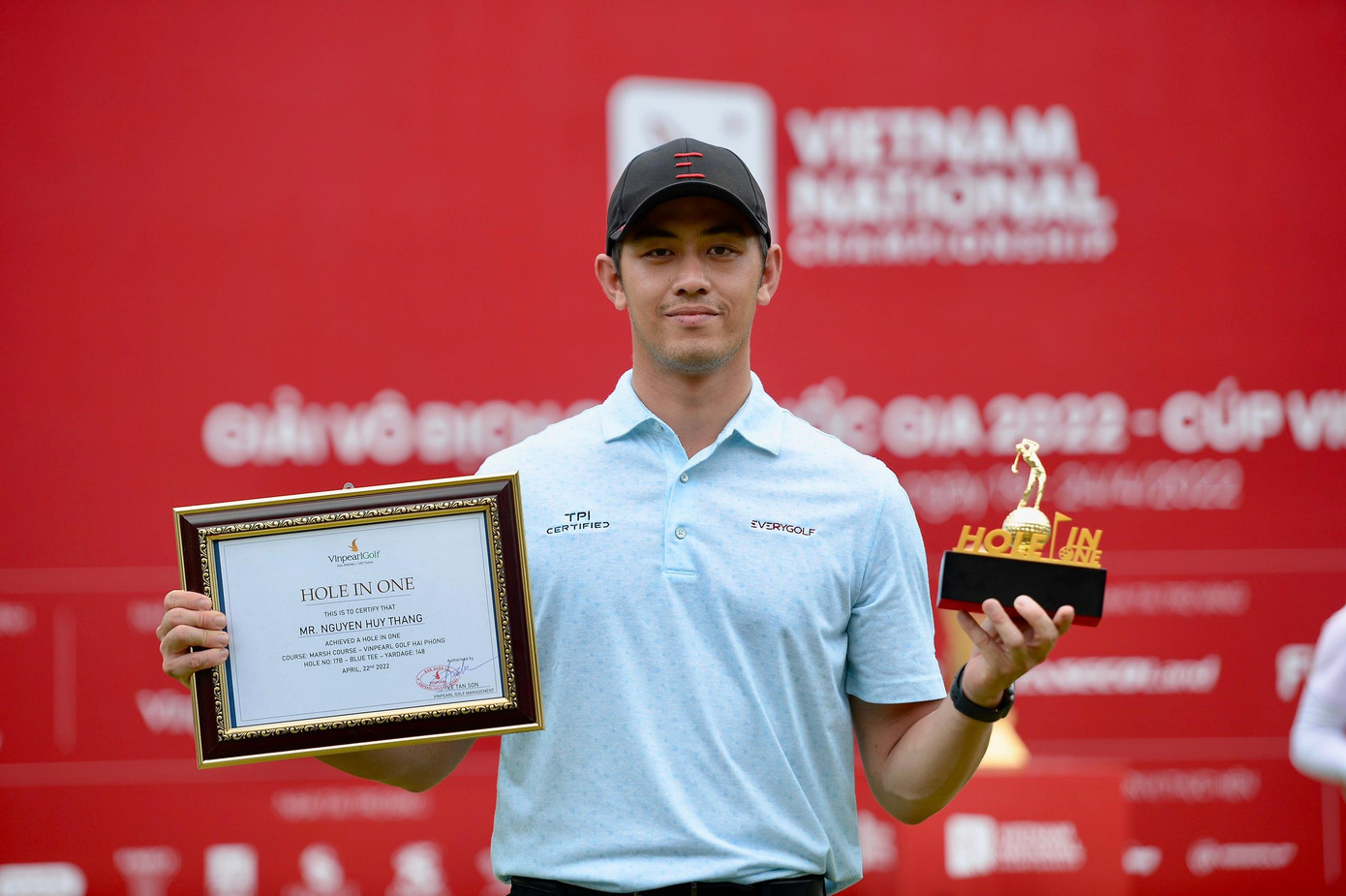 Huy Thắng ghi HIO thứ hai tại giải