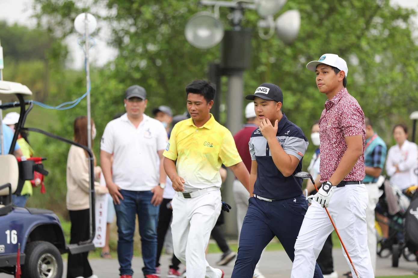 Mọi sự chú ý trong ngày thi đấu cuối cùng tại Vinpearl Golf Hải Phòng đổ dồn về nhóm đấu ở bảng nam với sự xuất hiện Nguyễn Anh Minh, Đỗ Quang Khánh và Nguyễn Thanh Hải.