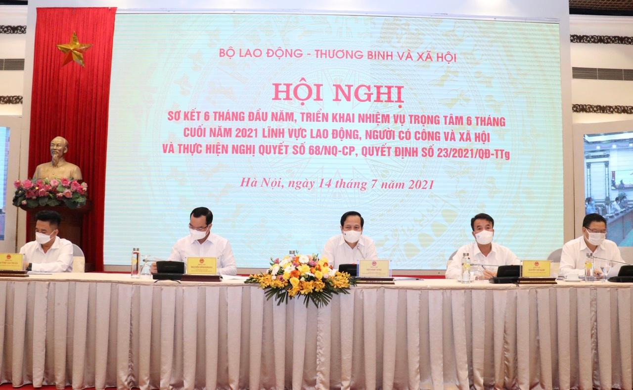 Nội dung chính của buổi sơ kết 6 tháng đầu năm ngành LĐ-TB&amp;XH là về triển khai gói an sinh lần 2 trị giá 26 nghìn tỷ đồng.