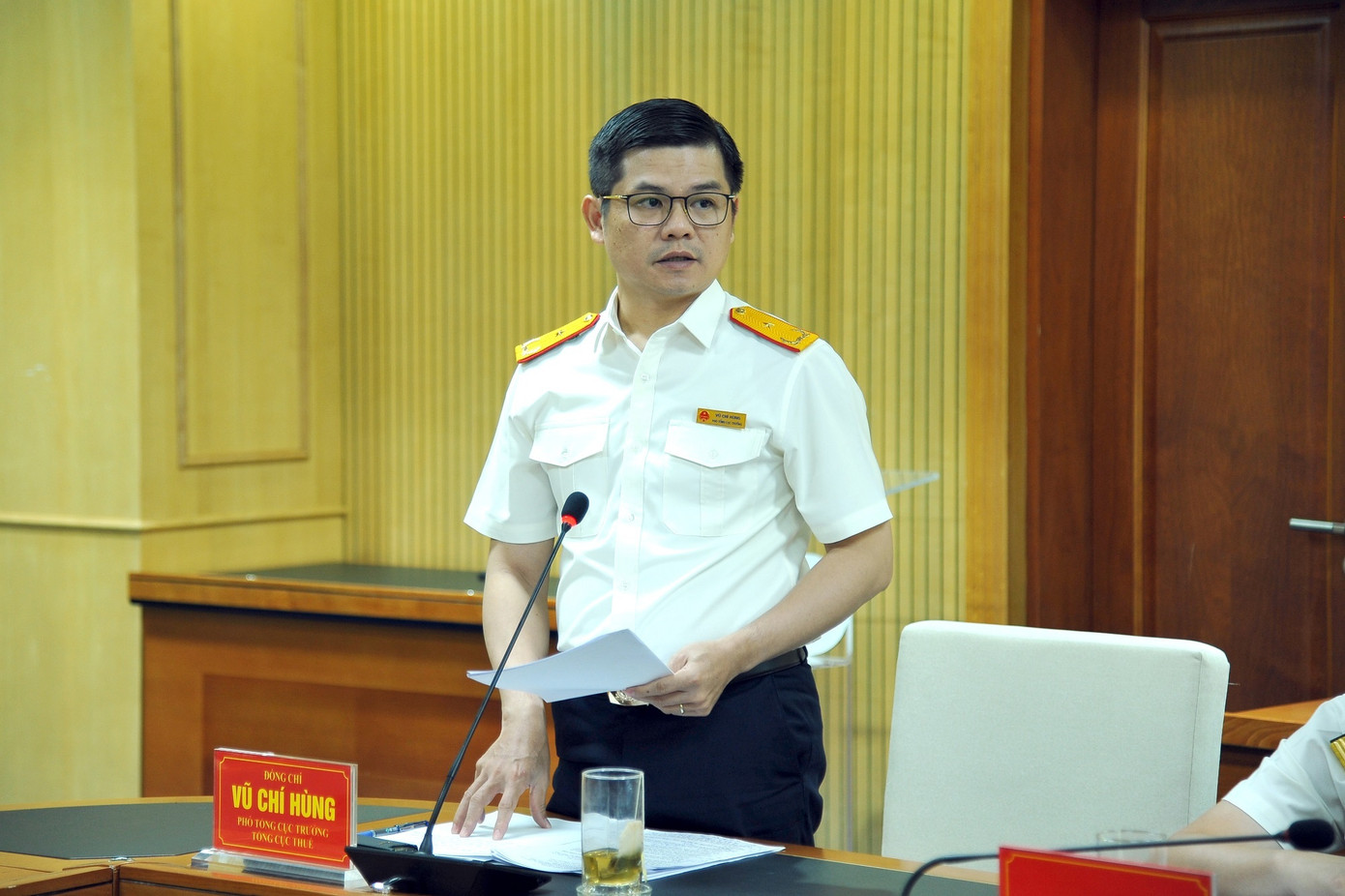 Phó Tổng cục trưởng Vũ Chí Hùng phát biểu tại hội nghị giao ban Phó Tổng cục trưởng Vũ Chí Hùng phát biểu tại hội nghị giao ban