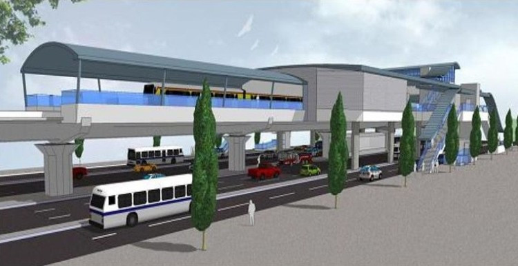 Phối cảnh ga Tân Bình.