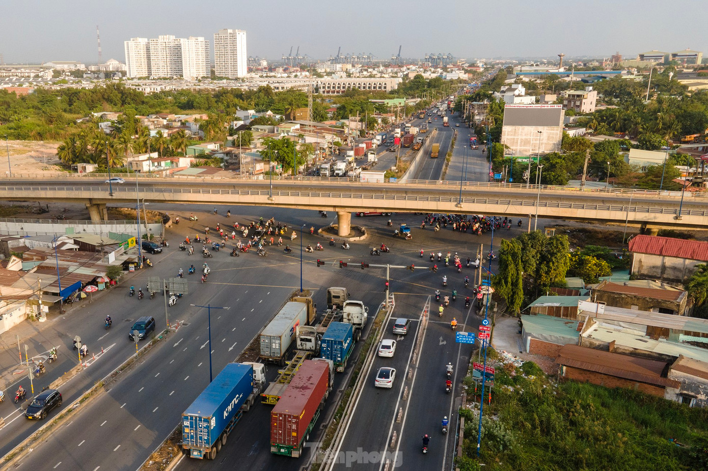 Nút giao thông Mỹ Thủy (TP Thủ Đức). Ảnh: PHẠM NGUYỄN