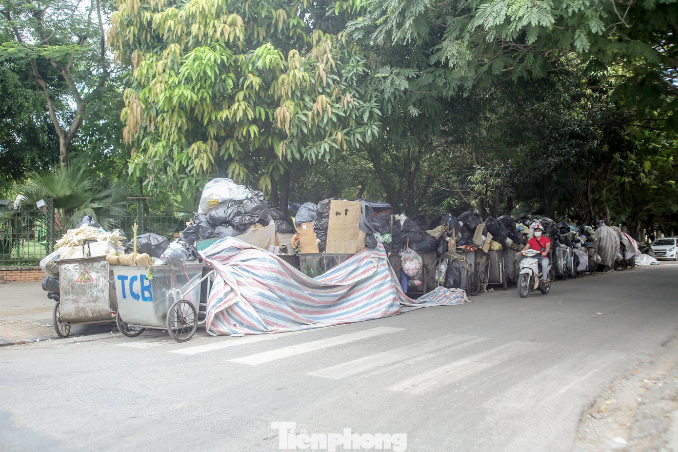 "Rác ùn ứ ở đây ảnh hưởng nghiêm trọng đến đời sống của chúng tôi khi mùi hôi, thối liên tục bốc vào nhà, những hộ kinh doanh, bán hàng ở đây cũng chịu ảnh hưởng không hề nhỏ", một người dân cho biết.
