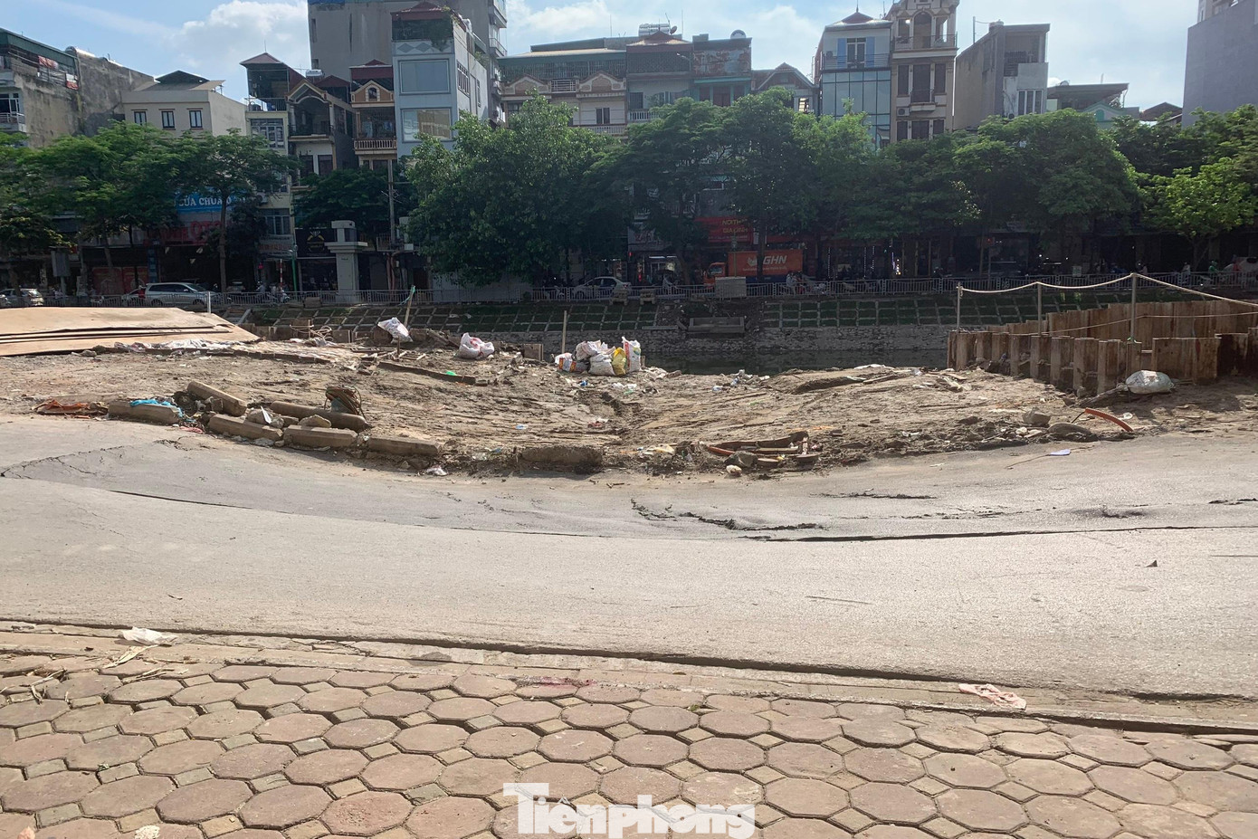 Đơn vị thi công cho biết sẽ đánh giá và khắc phục hậu quả trong tối và đêm nay.