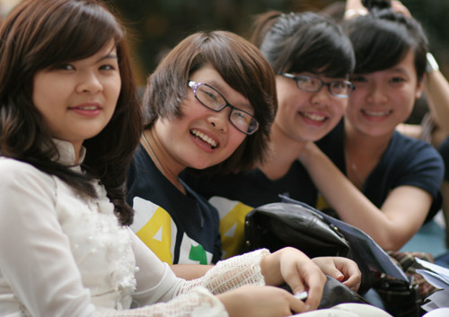 Nhiều những nụ cười trong ngày bế giảng