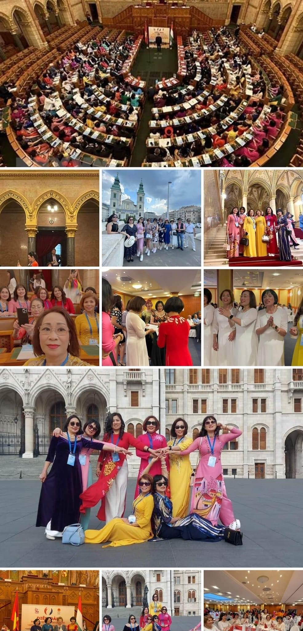 Diễn đàn Phụ nữ Việt Nam được tổ chức tại Toà nhà Quốc hội Hungary.