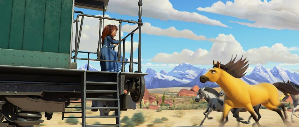 Lucky hạnh phúc khi nhìn thấy sự hiện diện của người bạn Spirit.