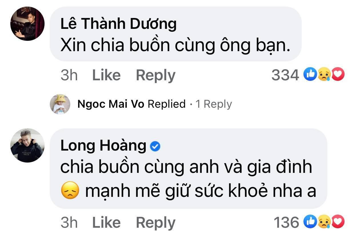 Nhiều đồng nghiệp gửi lời chia buồn đến Chi Dân và gia đình.