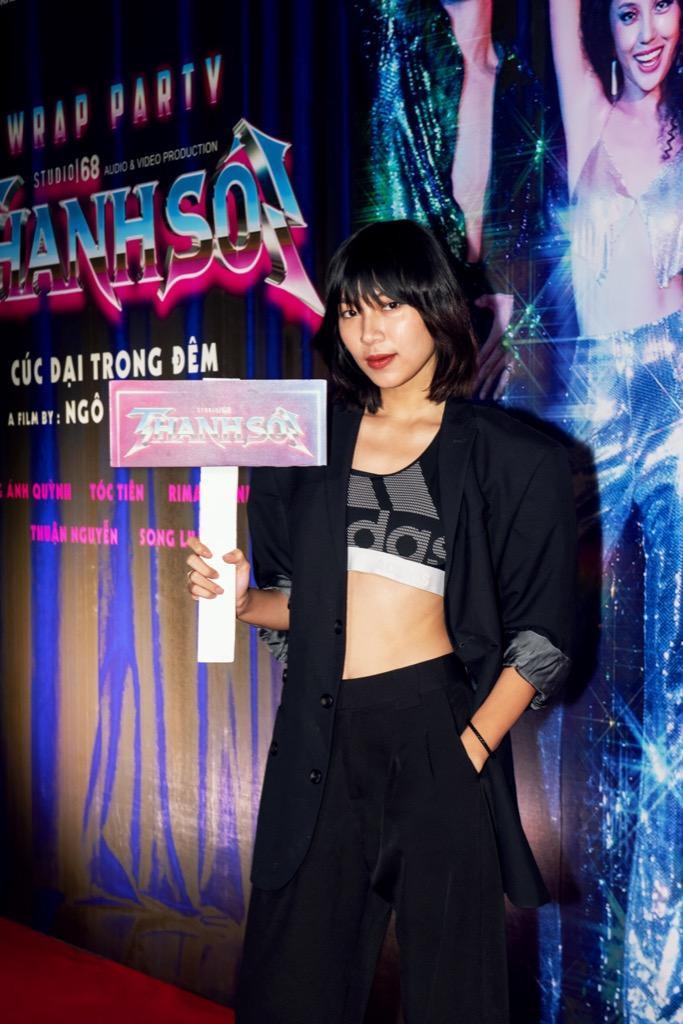 Thanh Sói là dự án đầu tiên Đồng Ánh Quỳnh thử sức với vai trò diễn viên hành động.