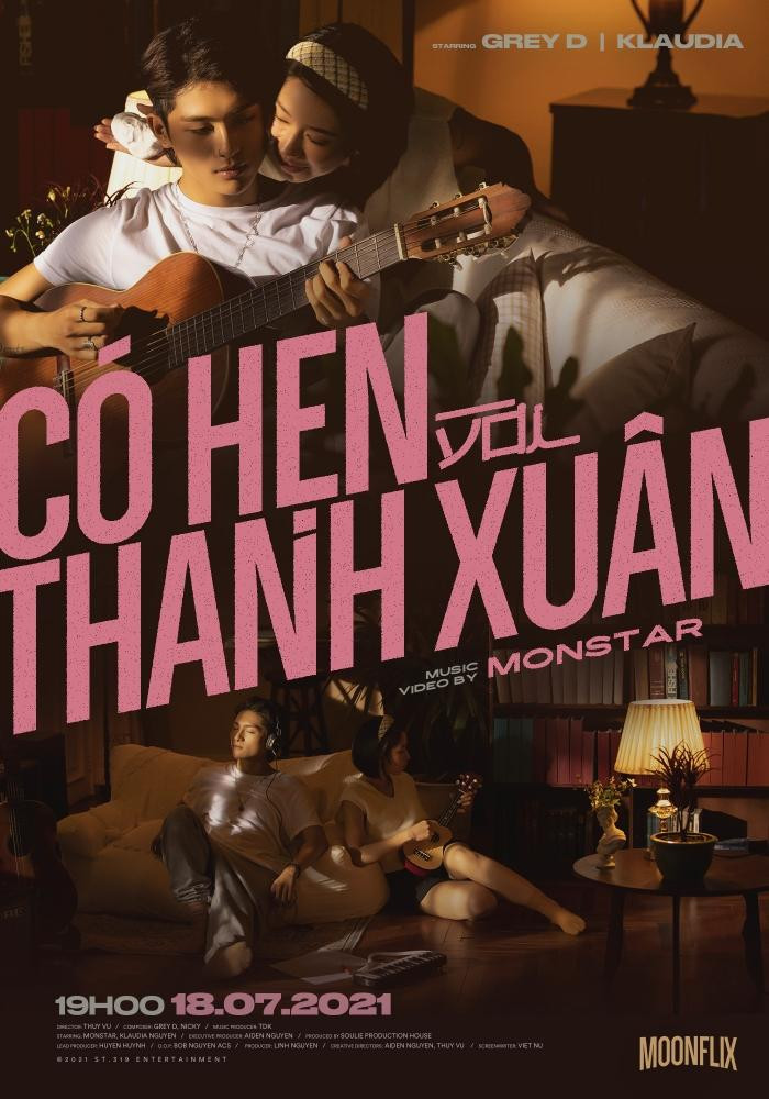 Grey D trên poster Có Hẹn Với Thanh Xuân