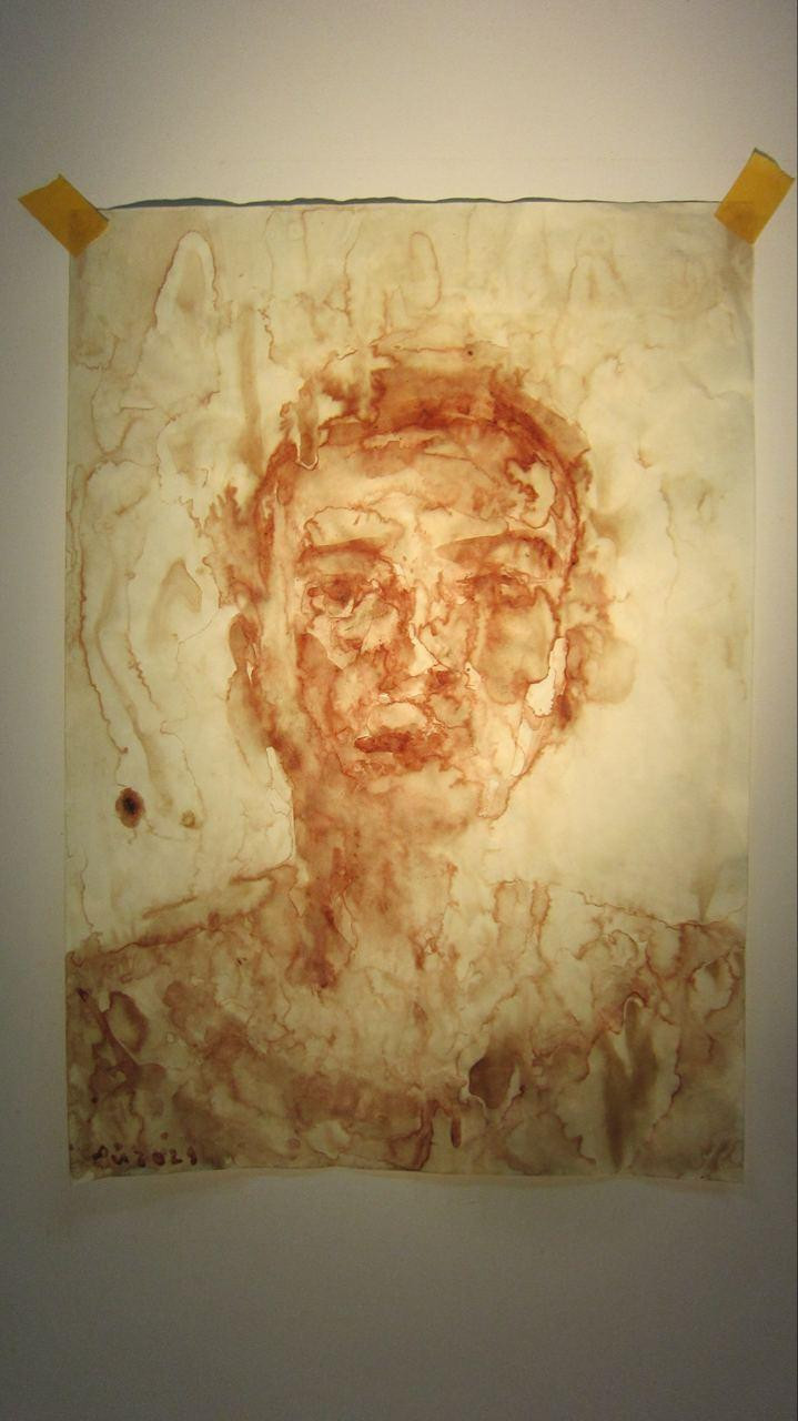 Bức chân dung của Wowy là một trong hai tác phẩm được đấu giá kín