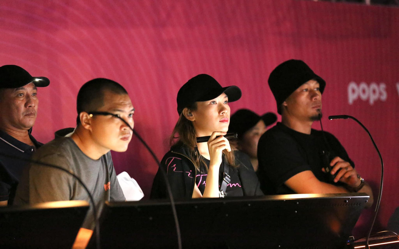 Mỹ Tâm trong buổi tổng duyệt trước thềm diễn ra liveshow Tri Âm Mỹ Tâm trong buổi tổng duyệt trước thềm diễn ra liveshow Tri Âm