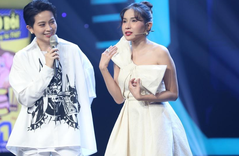 Host Gil Lê và giám khảo Khả Như