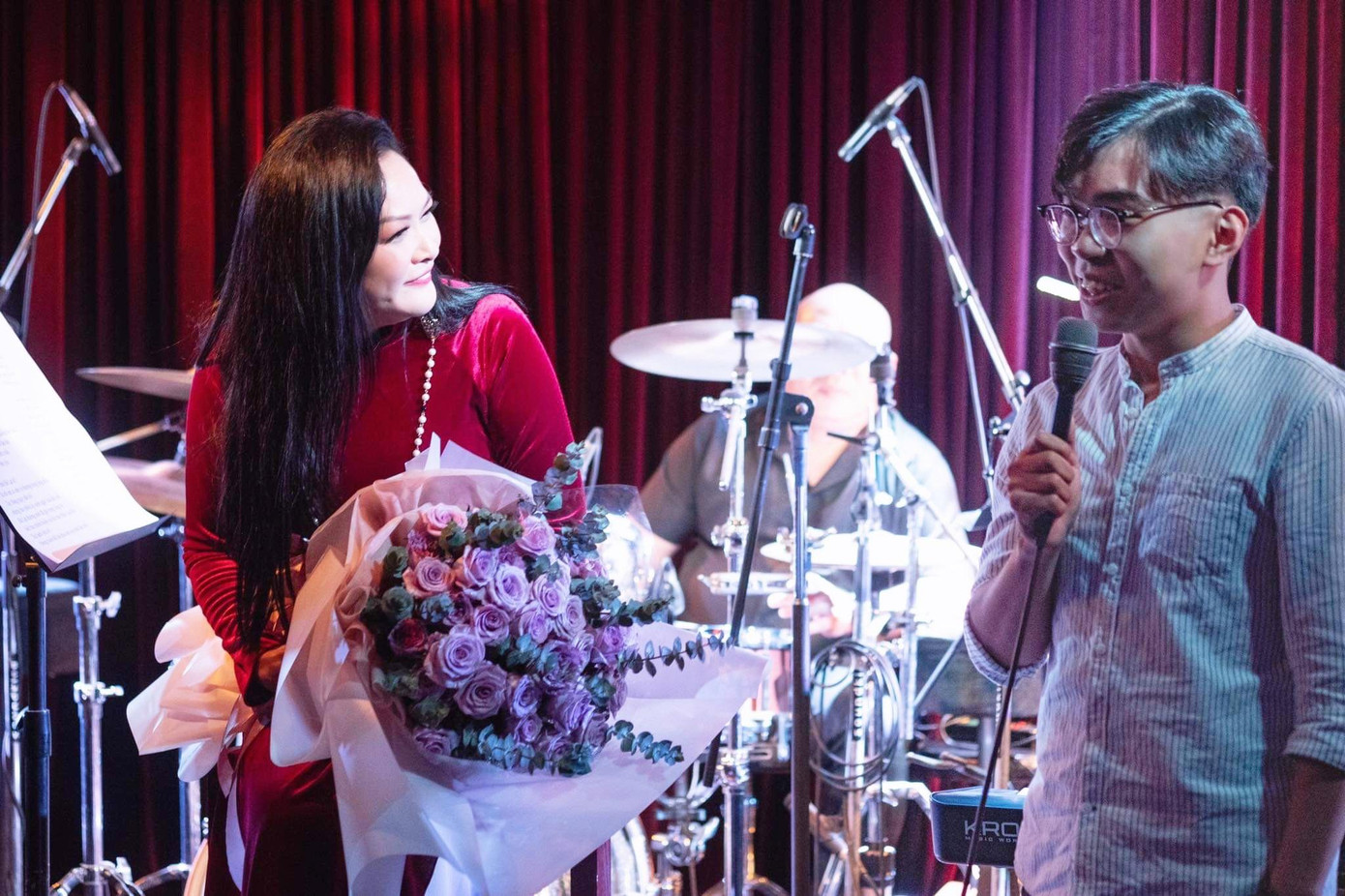 Như Quỳnh và Minh Dự trong đêm nhạc của nữ danh ca Như Quỳnh và Minh Dự trong đêm nhạc của nữ danh ca