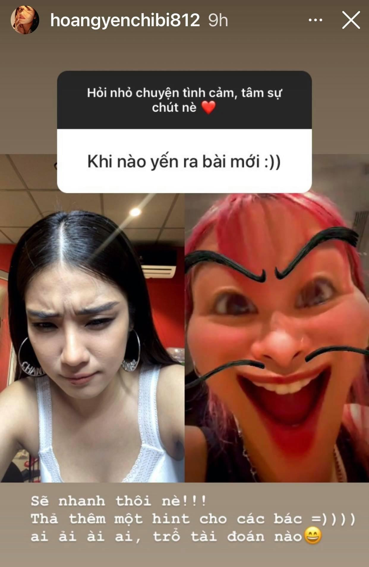 Hoàng Yến Chibi xác nhận cô sẽ sớm ra mắt ca khúc mới.