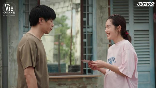 Trâm Anh trong một phân cảnh diễn cùng Thái Hoà