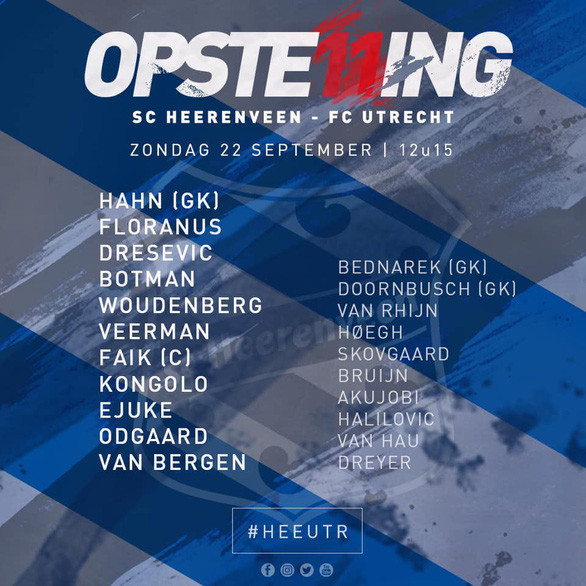 Văn Hậu có tên trong danh sách đăng ký trận SC Heerenveen - Utrecht ảnh 1