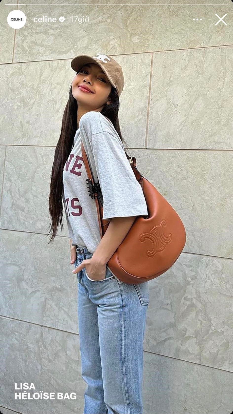 Celine cũng cập nhật quảng cáo mới của em út BlackPink.