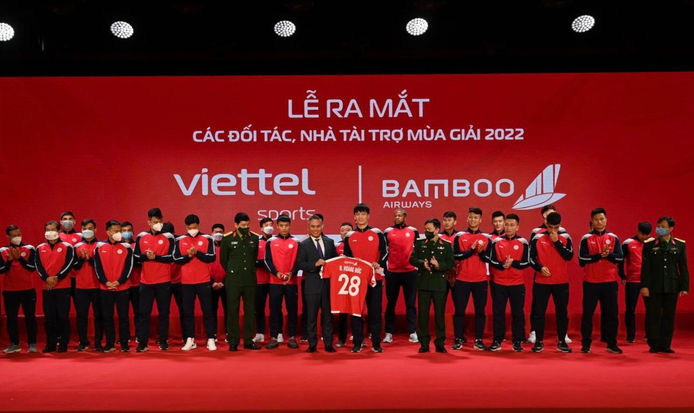Bamboo Airways ra mắt với vai trò nhà vận chuyển chính thức của CLB Viettel mùa giải 2022 Bamboo Airways ra mắt với vai trò nhà vận chuyển chính thức của CLB Viettel mùa giải 2022