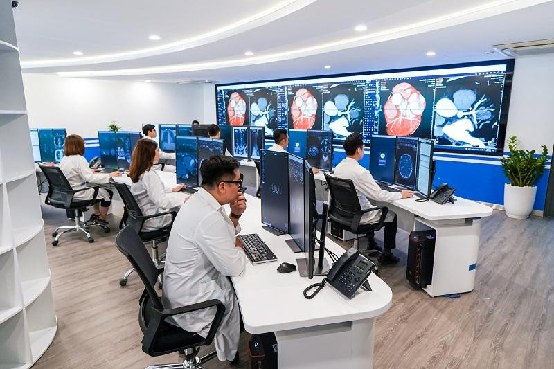 Toàn cảnh Trung tâm Chẩn đoán hình ảnh MEDLATEC thực hiện chẩn đoán không khoảng cách