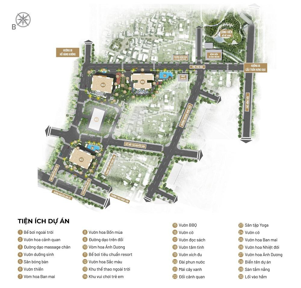 BerRiver Jardin sở hữu các tiện ích chuẩn Resort đáp ứng đa dạng nhu cầu của cư dân