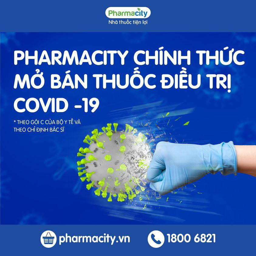 Pharmacity hiện đang cung ứng cho người tiêu dùng thuốc Molravir 400 do công ty Boston Việt Nam sản xuất với mức giá 250.000đồng/ hộp (1 liệu trình điều trị).