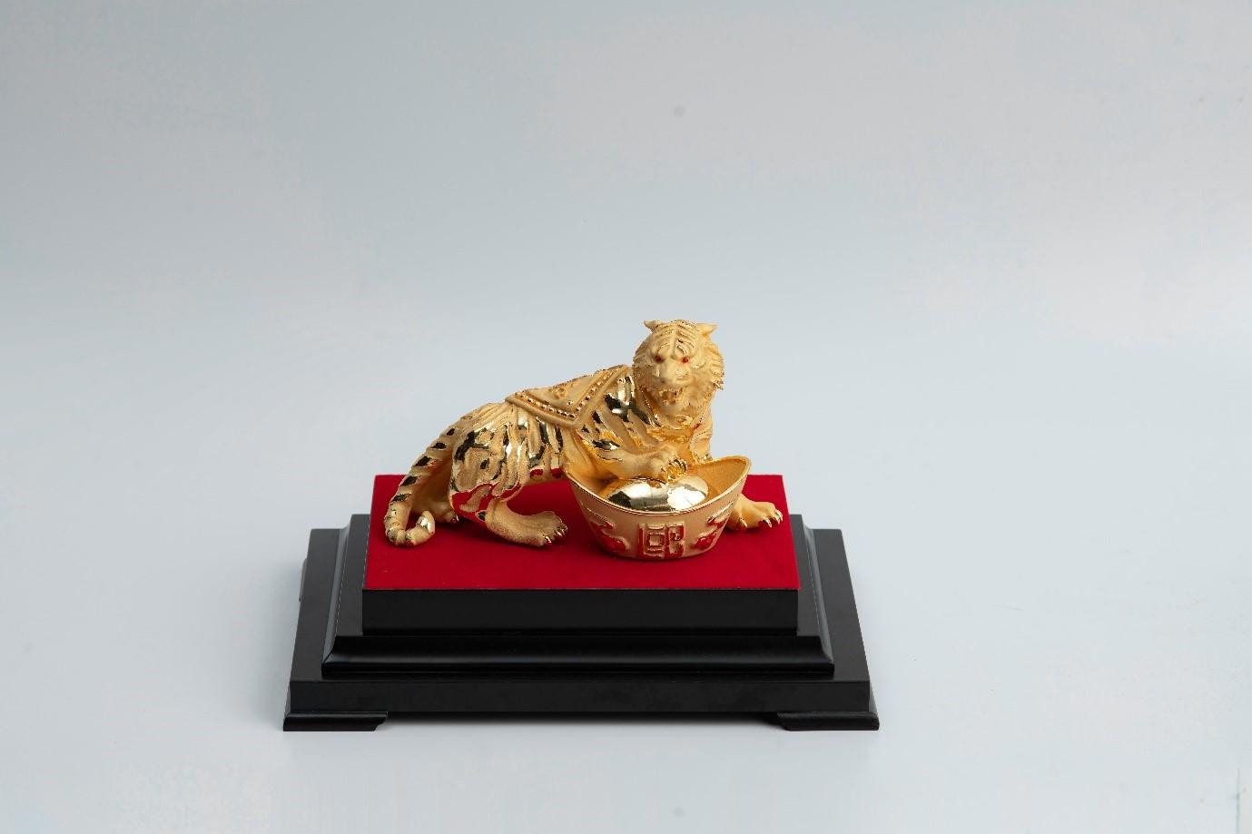 Tượng Quý linh Nhâm Dần mạ vàng FJC